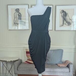 BCBGMazAzria Julieta Corset Green Dress